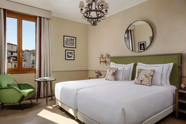 غرفة بريميوم بسرير مزدوج أو سريرين منفصلين، Tivoli Palazzo Gaddi Firenze Hotel 2/5
