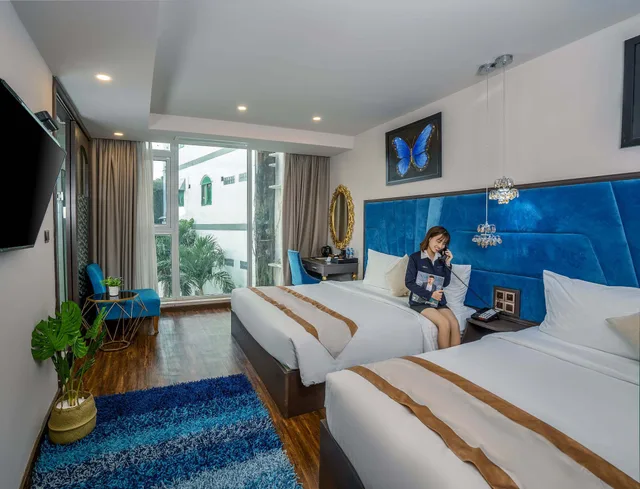 غرفة عائلية بسريرين كينج، Cicilia Saigon Hotels and Spa 5/10