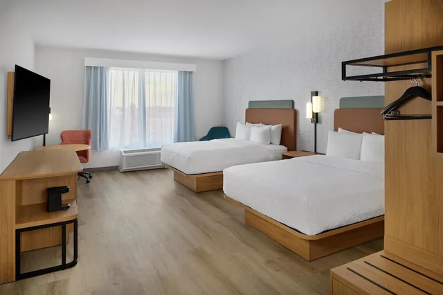 غرفة بسريرين كوين، Hampton Inn Midland West 1/3