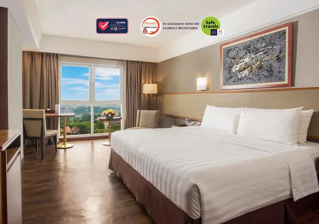 غرفة بسرير مزدوج أو سريرين منفصلين، Swiss-Belhotel Bogor 1/1