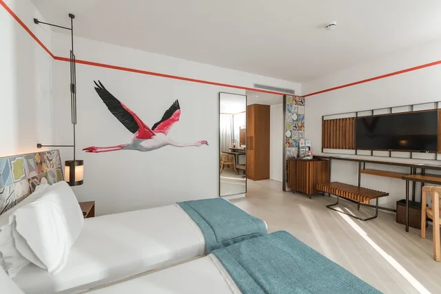 غرفة سوبيريور بسريرين منفصلين بإطلالة على الحديقة، Folie Marine Beach Hotel & Club - Soleil Resort 4/6