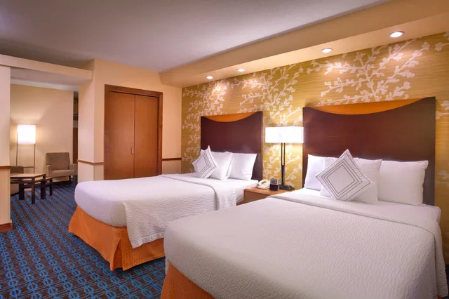 غرفة بسريرين مزدوجين، Fairfield Inn Suites Gillette 2/9
