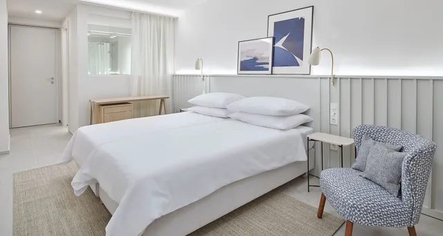 جناح جونيور بسريرين منفصلين بشرفة مع أريكة، Borak Adults Exclusive Hotel 2/5