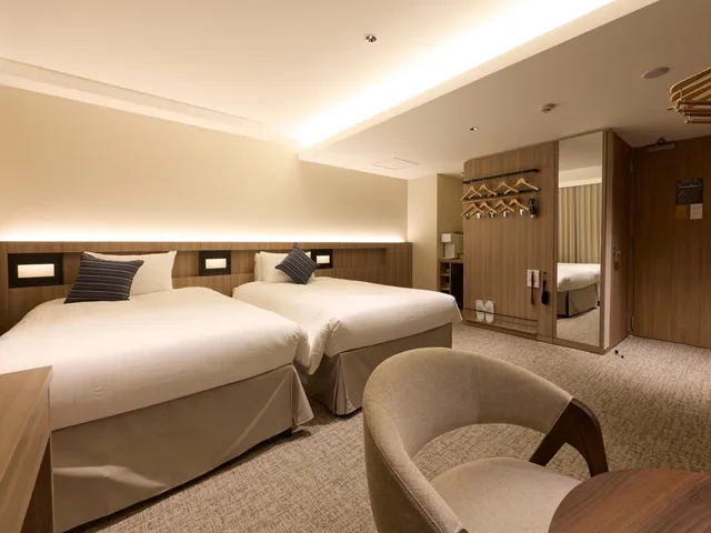 غرفة ديلوكس بسريرين منفصلين، Shizutetsu Hotel Prezio Hakata-Ekimae 4/7