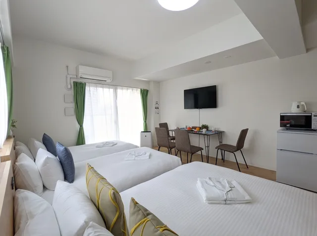 غرفة عائلية بسرير مزدوج وسريرين منفصلين، Eslead Hotel Namba South I 4/10