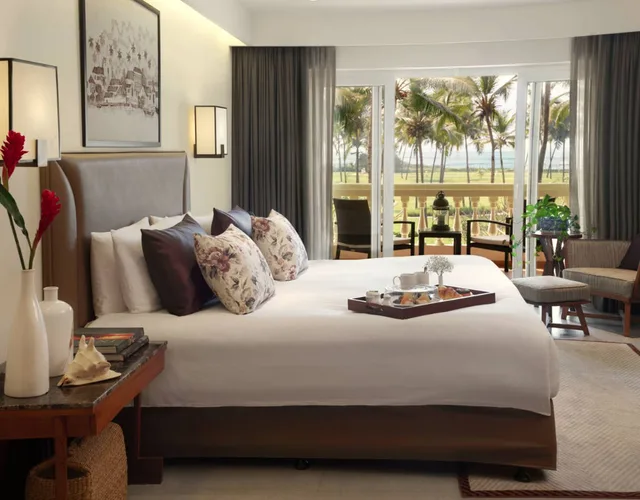 غرفة بريميوم بسرير مزدوج بإطلالة على البحر، Taj Exotica Resort Spa Goa 1/1