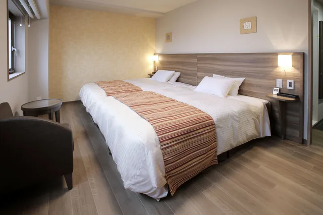 غرفة بسريرين منفصلين، Hotel Sunoak Kashiwanoha 2/4
