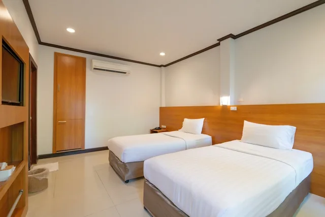 فيلا ديلوكس بسريرين منفصلين بغرفتي نوم، The Green Beach Resort 5/10