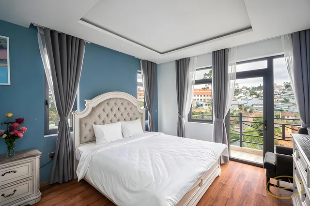 جناح استوديو بإطلالة على الحديقة بشرفة، Hong Mon Villa 1/1