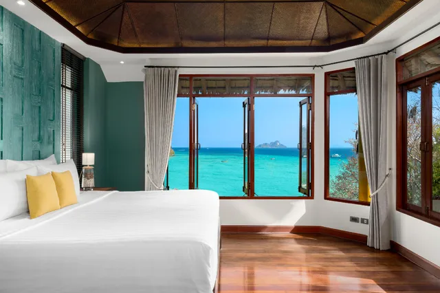 2 Bedrooms, Pool, Villa, King Bed, Ocean View, Hill Side، SAii Phi Phi Island Village 1/1