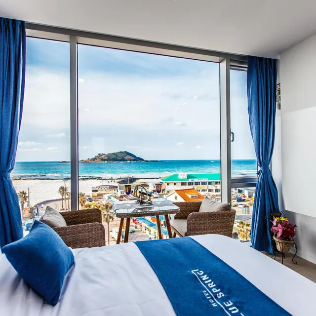 غرفة ديلوكس بسريرين منفصلين بإطلالة على البحر، Bluespring Boutique Hotel 8/10