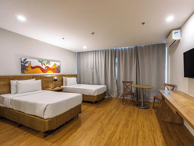 غرفة ديلوكس بسريرين منفصلين بشرفة، B&B HOTEL Rio de Janeiro Copacabana 1/9
