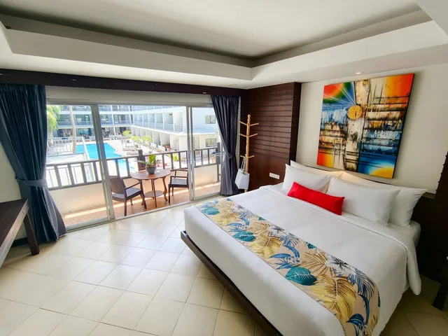 غرفة قياسية بسرير كوين بإطلالة على المسبح، Wild Orchid Villa Krabi 8/10