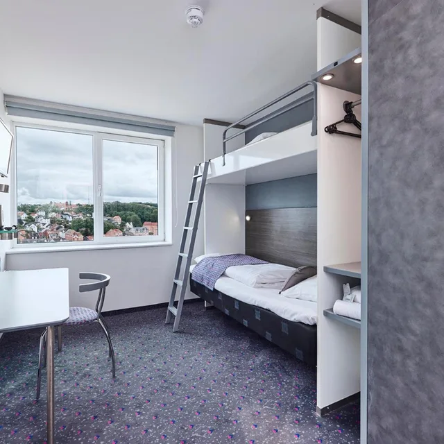 غرفة اقتصادية بسرير بطابقين، CABINN Vejle 6/8