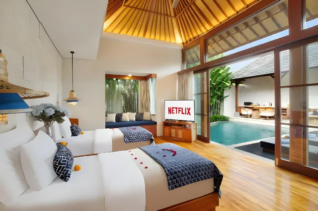 فيلا ملكية بسرير فردي بغرفتي نوم بمسبح خاص، Asvara Villa Ubud by Ini Vie Hospitality 1/1
