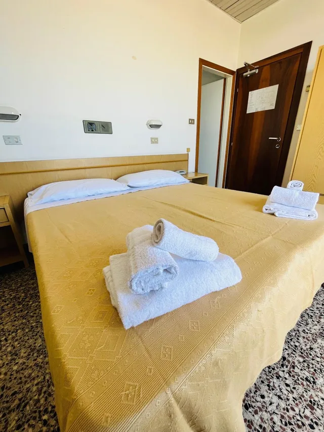 غرفة بسرير مزدوج بشرفة، Hotel Columbia Frontemare 2/10