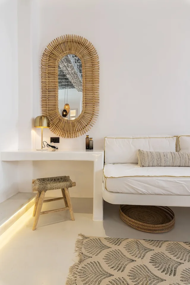 جناح بسرير كوين بإطلالة على المدينة بشرفة مع أريكة، The TownHouse Mykonos - Adults Only 1/2