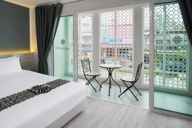 غرفة ديلوكس بسرير مزدوج أو سريرين منفصلين بشرفة، Peranakan Boutique Hotel 3/3