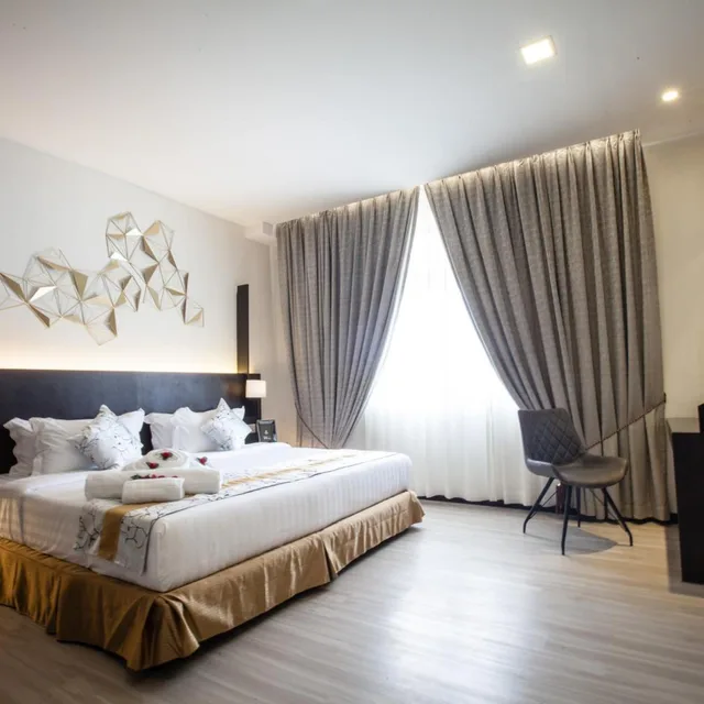 غرفة ديلوكس بسرير مزدوج، Amamas Boutique Hotel Kuching 4/10