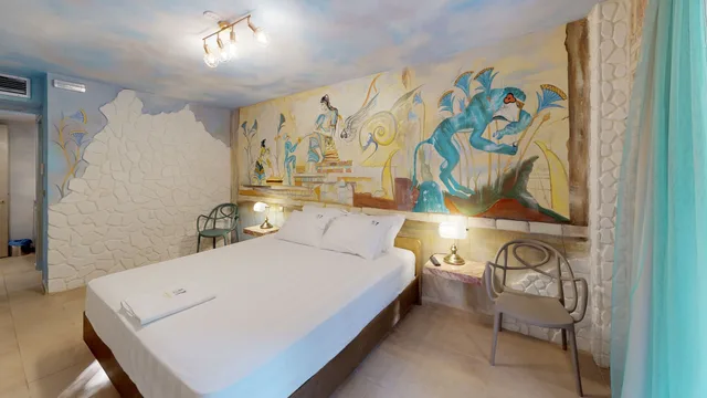 Design, Suite, King Bed, Pool Side, Patio, Leda Suites 2/6