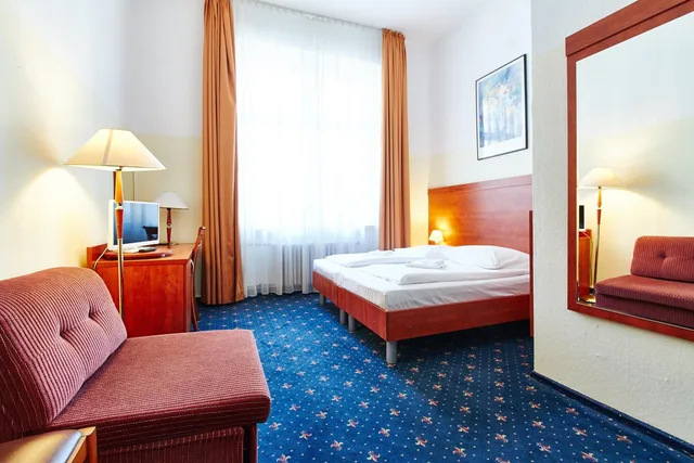 غرفة بسرير مزدوج أو سريرين منفصلين، Hotel Europa City 5/18