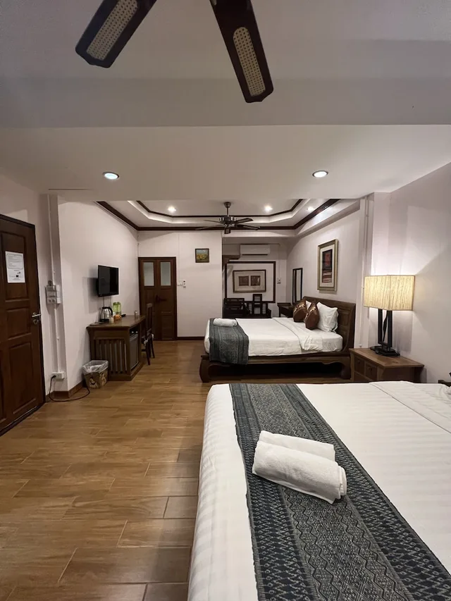 غرفة اقتصادية عائلية بسريرين كينج، Pha Thai House 4/5