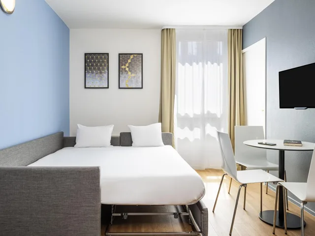 شقة بسرير مزدوج مع أريكة، Aparthotel Adagio Access Paris Quai d'Ivry 4/8