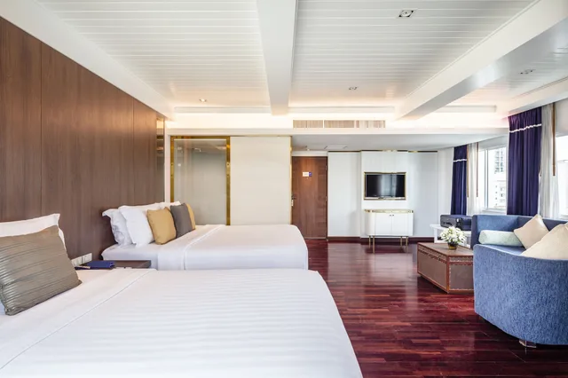 غرفة عائلية بسرير مزدوج وسرير فردي، The Cruise Hotel 2/10
