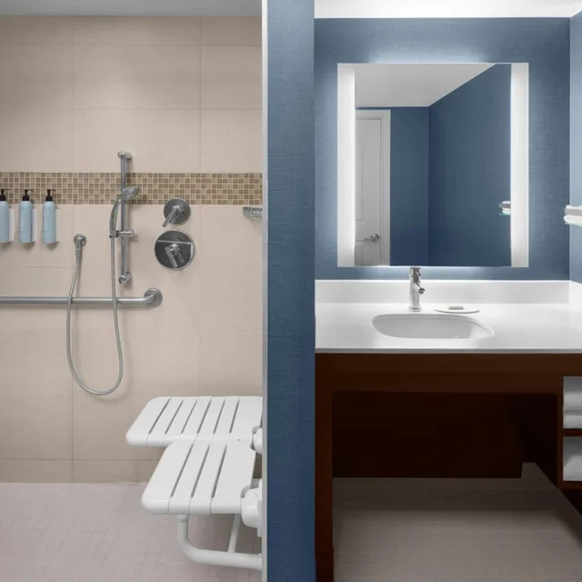 جناح بغرفتي نوم مع أريكة، Residence Inn Salt Lake City Murray 9/10