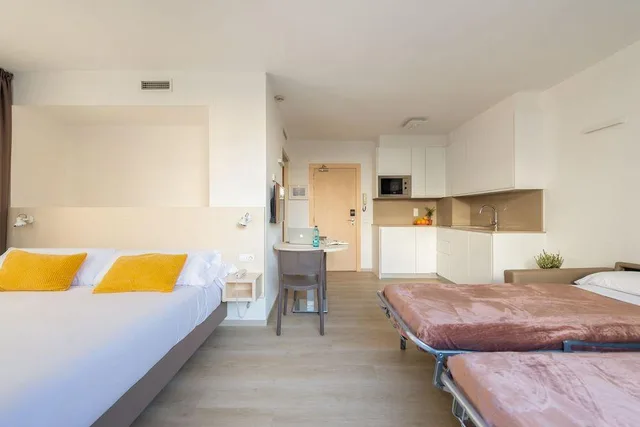 شقة سوبيريور بسرير فردي بشرفة، Apartamentos Atenea Park 1/1