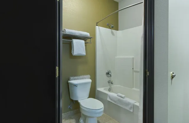 جناح بسرير كينج بإطلالة على النهر بشرفة مع أريكة، Oxford Suites Downtown Spokane 2/3
