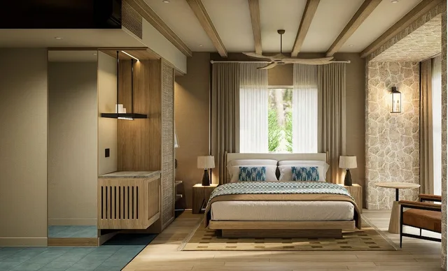 غرفة غراند بسرير كينج بإطلالة على المدينة بشرفة، Signature by M Village The Valley Retreat, a brand of Modern Village Lifestyle 7/10