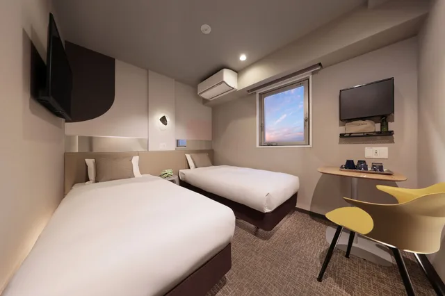 غرفة قياسية بسريرين منفصلين، Tennoji Crystal Hotel 2/3