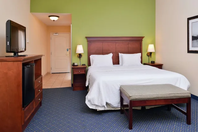 غرفة بسرير كينج مع أريكة، Hampton Inn Jackson, AL 1/4