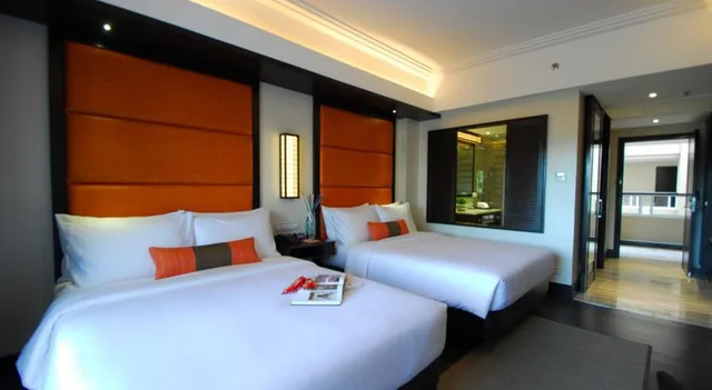 غرفة ديلوكس بسرير مزدوج أو سريرين منفصلين بإطلالة على المسبح، Be Grand Resort Bohol 1/3