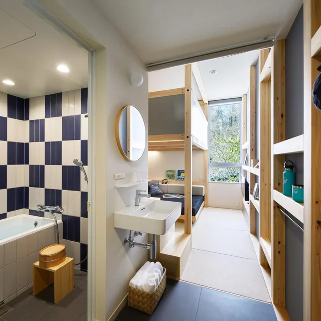 غرفة ثلاثية بحمام خاص، Hoshino Resort BEB5 Karuizawa 3/8