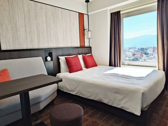 غرفة اقتصادية بسرير مزدوج بإطلالة على المدينة في طابق مرتفع، Hotel Jal City Nagano 1/3
