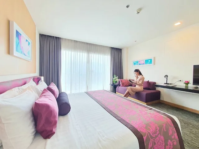 غرفة ديلوكس بسرير كينج بشرفة، Amaranth Suvarnabhumi Hotel 11/19