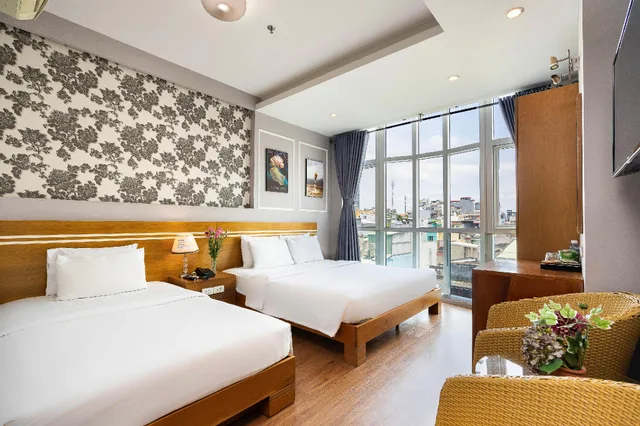 جناح بإطلالة على المدينة، Lucky Star Hotel 266 De Tham 1/1