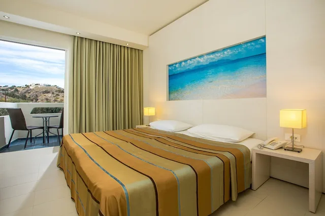 غرفة بسرير مزدوج بإطلالة على الحديقة، Lindos White Hotel & Suites 3/10