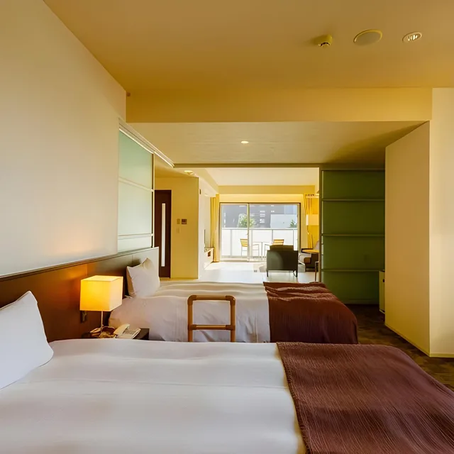 Universal, Deluxe, Suite, Twin Beds, Mountain View, Smoking، Hakodate Danshaku Club Hotel And Resorts 1/1