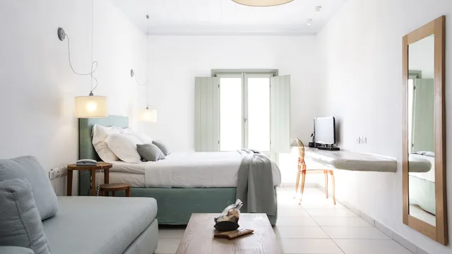غرفة ديلوكس بسريرين منفصلين بإطلالة على البحر، Pylaia Boutique Hotel 6/10