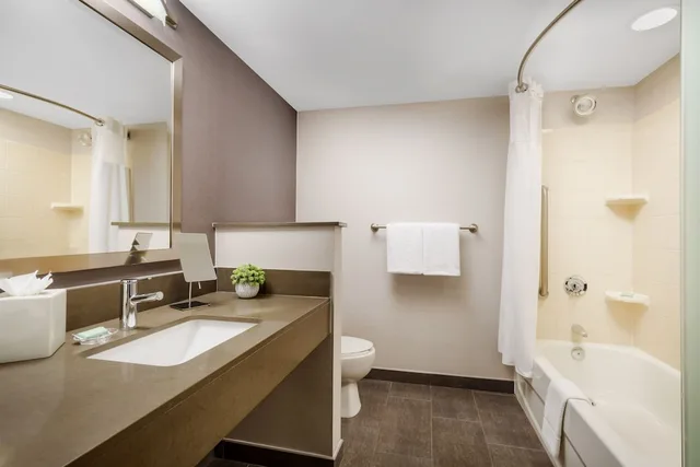 جناح بسرير كينج مع أريكة، Courtyard Manchester Boston Regional Airport 7/7