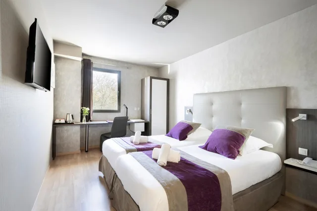 غرفة متصلة عائلية بسرير كوين وسريرين منفصلين، Best Western Hotel La Mare O Poissons 5/8