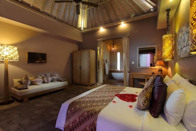 بنغل بسرير كينج بإطلالة على الحديقة، Mathis Retreat Ubud 3/4