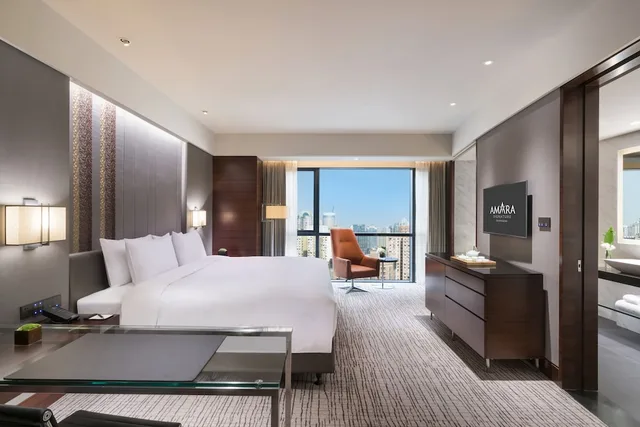غرفة بريميير بسريرين منفصلين، Amara Shanghai 1/3