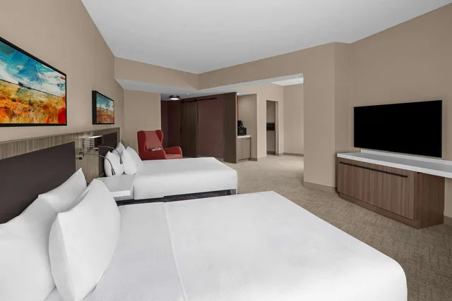 غرفة ديلوكس بسريرين كوين لذوي الإعاقة، Hilton Garden Inn Grand Prairie at EpicCentral 2/4