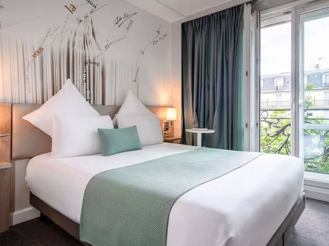 غرفة بريفيليج بسرير كوين، Mercure Paris Raspail Montparnasse 1/10