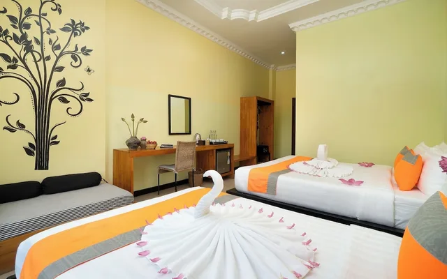 Deluxe, Family, 1 King and 1 Single Beds, Balcony, Central Indochine D Angkor Hotel 7/10