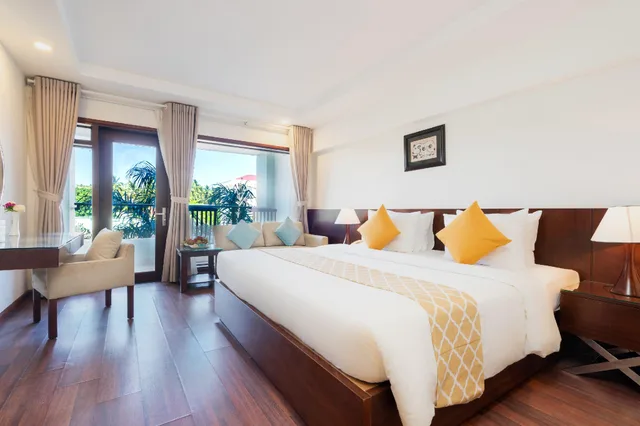غرفة سوبيريور بسرير مزدوج بإطلالة على الحديقة، Hoang Ngoc Beach Resort 1/1